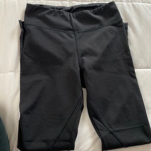 Black Leggings with Mesh at the bottom